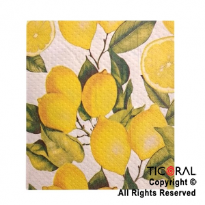 SERVILLETA PREMIUM LIMONES 24X24 x 20